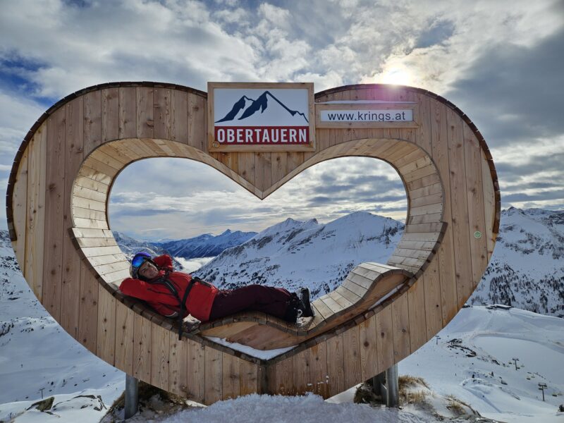 PlanetSKI's Jane Peel in Obertauern, Austria. Image © PlanetSKI